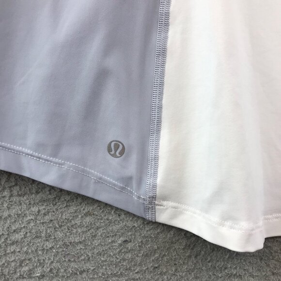 LLululemon Trail Bound Long Sleeve White / Clear Mint Size 10 - Picture 3 of 8